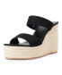 Фото #1 товара Women's Luna Two-Strap Slide Espadrille Wedge Sandals