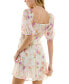 Фото #2 товара Платье Trixxi Джуниоры с цветочным принтом并икрофоналиченный фасон