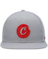 Men's Gray C-Bite Solid Snapback Hat