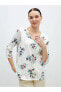 Фото #1 товара LCW Grace V Yaka Çiçekli Kadın Bluz