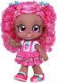 Kindi Kids Tiara Sparkles Royal Candy Scented Big Sister Official 10" Toddler Doll with Bobble Head, Big Glitter Eyes, Changeable Clothes and Removable Shoes