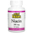 Фото #1 товара Natural Factors, ниацин, 100 мг, 90 таблеток