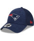 Фото #1 товара Men's Navy New England Patriots 39THIRTY Flex Hat