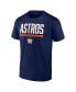 Фото #3 товара Men's Navy Houston Astros Power Hit T-shirt