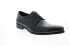 Carrucci KS099-813 Mens Black Leather Oxfords & Lace Ups Wingtip & Brogue Shoes