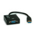 VALUE USB Display Adapter - USB3.0 to VGA - Black - 0.15 mm