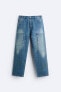 Paint splatter cargo jeans