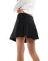 Фото #3 товара ASOS DESIGN pleated mini skirt in black - BLACK