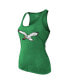 ფოტო #2 პროდუქტის Women's Jalen Hurts Kelly Green Philadelphia Eagles Name Number Tri-Blend Tank Top