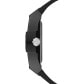 ფოტო #3 პროდუქტის Men's Phoenix Black Silicone Strap Watch 43mm