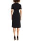 Фото #2 товара Women's Chain-Trim Short-Sleeve Dress