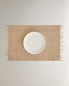 Fibre placemat with fringing Бежевый, 35 x 50 cm** **35 x 50 cm - фото #7