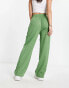 Urban Revivo checkerboard trousers in green