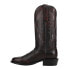 Фото #3 товара R. Watson Boots Brush Off Medium Round Toe Cowboy Mens Black Western Cowboy Boo