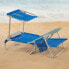 Фото #3 товара Пляжный стул Aktive Синий 47 x 67 x 43 cm (2 штук)