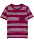 Фото #3 товара Kid Striped Pocket Henley Tee 6