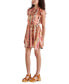 Women's Alle Printed Flutter-Sleeve Elastic-Waist Dress