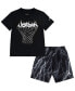 ფოტო #1 პროდუქტის Toddler Boys Short Sleeve Dri-FIT MJ Sport Set