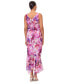Фото #2 товара Women's Floral-Print Midi Dress