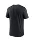 Фото #1 товара Nike Men's Black Miami Marlins Home Plate Icon Legend Performance T-Shirt