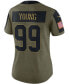Фото #4 товара Women's Chase Young Olive Washington Football Team 2021 Salute To Service Limited Player Jersey