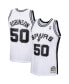 Фото #2 товара Men's David Robinson White San Antonio Spurs 1998-99 Hardwood Classics Swingman Jersey