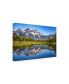 Фото #2 товара Darren White Photography Ripples in the Tetons Canvas Art - 36.5" x 48"