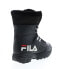 Фото #15 товара Fila Disruptor Boot 5HM00545-014 Womens Black Leather Casual Dress Boots