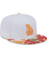 Фото #4 товара Men's White, Orange Los Angeles Dodgers Flamingo 59FIFTY Fitted Hat