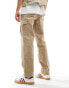 Jack & Jones karl loose fit cargo trouser in beige