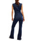 Women's Crvy Ring The Alarm Denim Jumpsuit сирена, L - фото #2