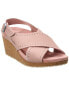 Фото #1 товара Papillio By Birkenstock Samira Narrow Leather Wedge Sandal Women's Pink 37