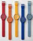 Aaren Kulor Aluminum Silicone Strap Watch 41mm Created for Macy's