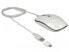 Delock 12532 - Ambidextrous - Optical - USB Type-A - 3200 DPI - White