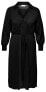 Фото #1 товара Women´s dress CARRI ELLE Regular Fit LS SHIRT CALF DRESS SOLID WVN 15270115 Black
