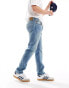 Фото #1 товара Polo Ralph Lauren Parkside straight leg jeans in mid wash