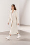 Zw collection minimalist wool blend coat