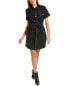 Mother The Wrapped Up Mini Dress Women's Black Xs