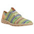 Фото #2 товара Tony Lama Racey Southwest Womens Green, Multi Sneakers Casual Shoes TLC521L