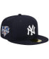 Фото #2 товара Men's Navy New York Yankees 2000 World Series Team Color 59FIFTY Fitted Hat