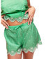 ფოტო #4 პროდუქტის Women's Amelie Pajama Woven Cami & Short Pajama Set