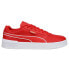 Фото #1 товара Puma Clasico L Lace Up Mens Red Sneakers Casual Shoes 387095-01