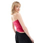 COLLUSION double lined bandeau in pink