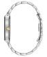 ფოტო #2 პროდუქტის Women's Futuro Diamond-Accent Two-Tone Stainless Steel Bracelet Watch 20.5x32mm, Created for Macy's
