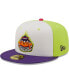 ფოტო #2 პროდუქტის Men's White, Purple Bolidos de Bowling Green Copa De La Diversion 59FIFTY Fitted Hat