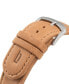 Zeitgeist Automatik Light Brown Leather Watch 42mm