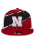 ფოტო #2 პროდუქტის Men's Scarlet Nebraska Huskers Tear Trucker 9FIFTY Snapback Hat