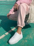 Фото #4 товара ASOS DESIGN Wide Fit Duet flatform lace up trainers in white
