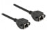 Фото #2 товара Delock Network Extension Cable S/FTP RJ45 jack to RJ45 jack Cat.6A 2 m black - 2 m - Cat6a - S/FTP (S-STP) - RJ-45 - RJ-45