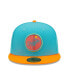 Фото #3 товара Men's Blue, Orange Los Angeles Dodgers Vice Highlighter 59FIFTY Fitted Hat